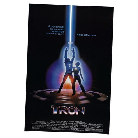 Tron Movie Poster 16x24 Poster Medium Art Poster 16x24 Unframed, Age: Adults Best Posters