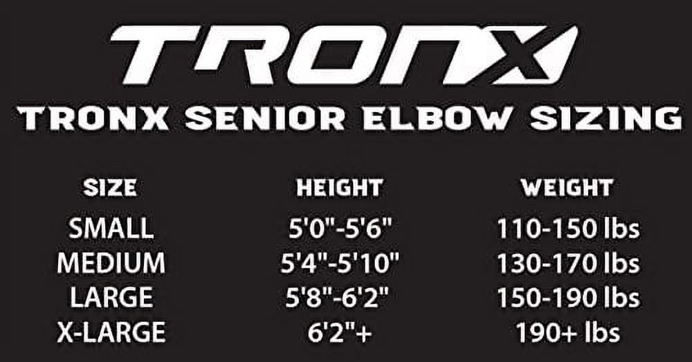 TronX Force Senior Adult Hockey Elbow Pads