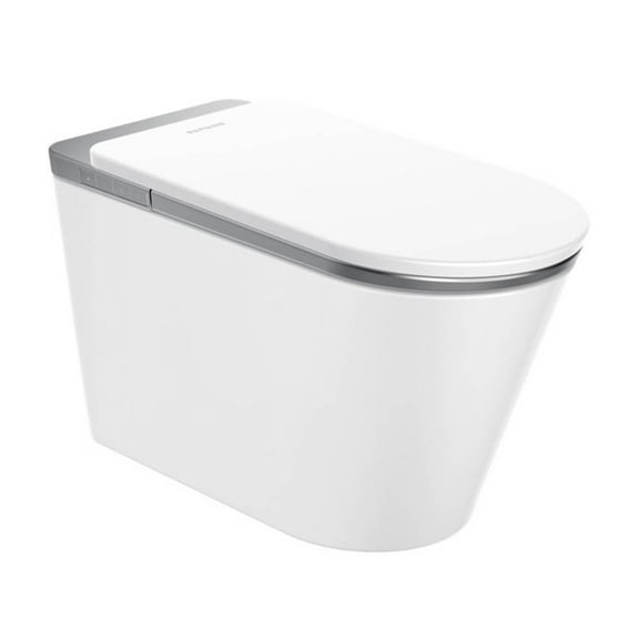 Trone Ganza Electronic Bidet Toilet, White - GETBCERN-12.WH