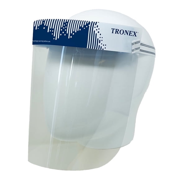 Tronex 5999C Full Length Face Mask Shield, Box of 30