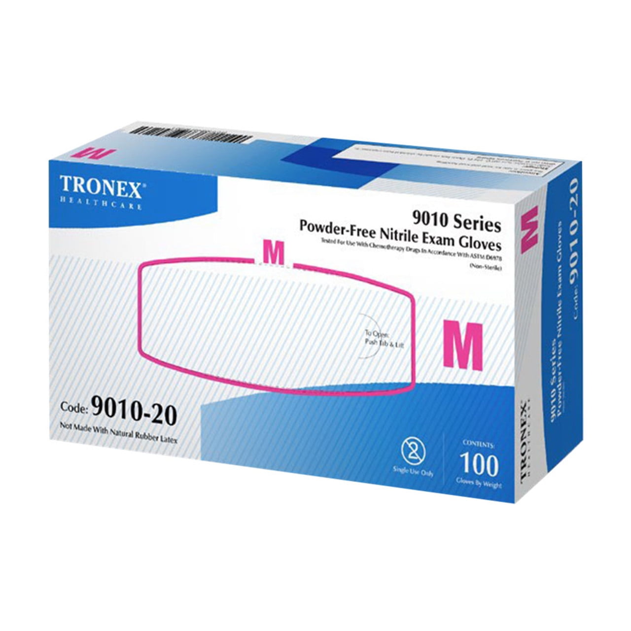 Tronex Nitrile Chemo Rated Powder Free Exam Gloves, 100 Ea, 2 Pack