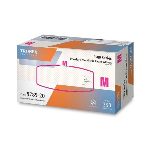 Tronex Nitrile Chemotherapy Exam Gloves, Value Pack, Medical Grade, Blue, X-Large (Case of 2500)