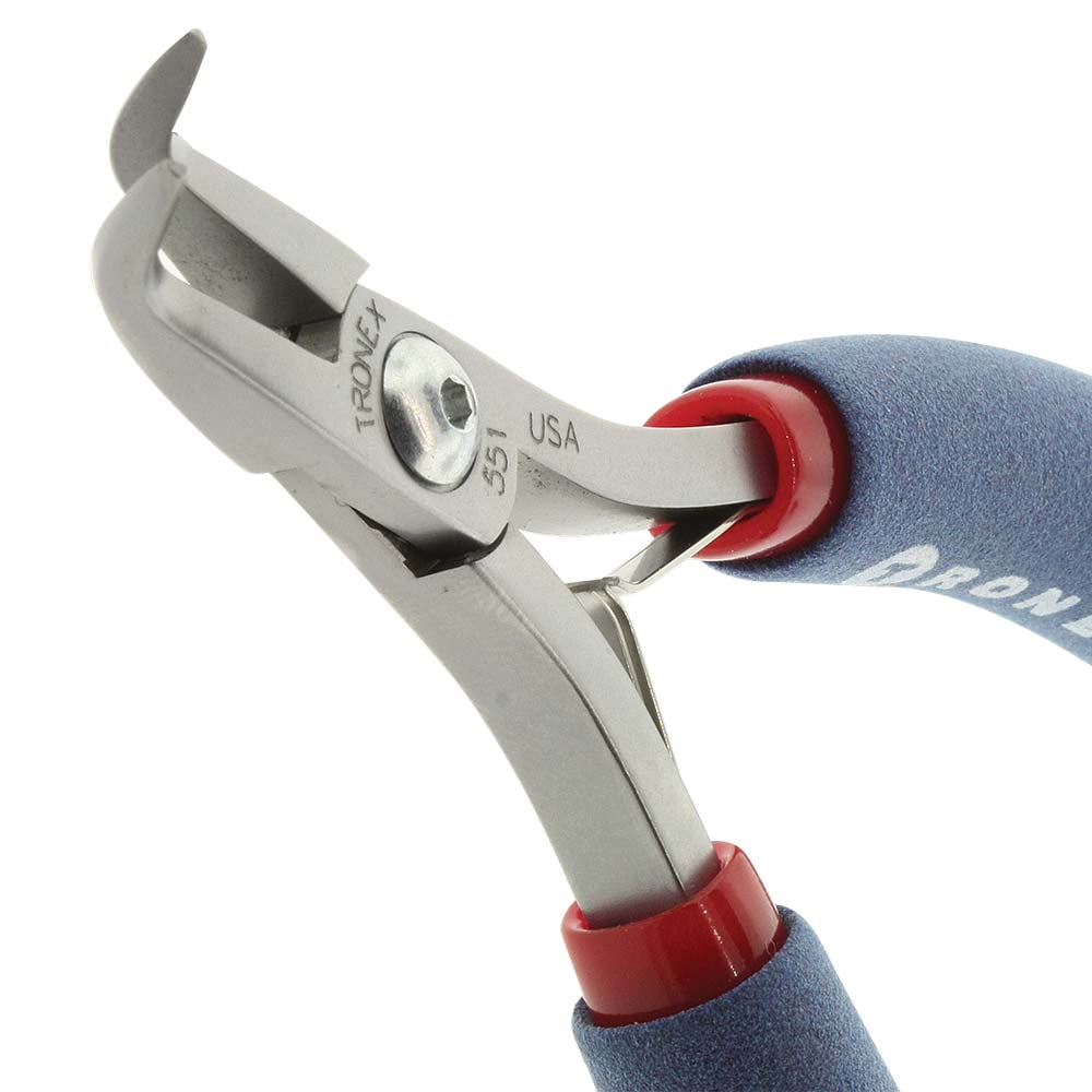 Tronex Tools, Smooth Bent Nose Pliers with Standard Handle and Tip Protector, 1 Piece