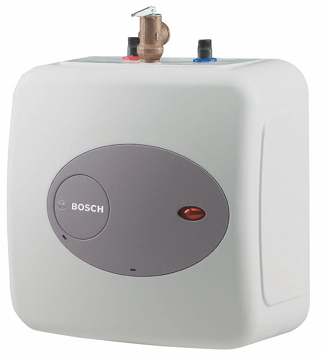 Tronic 3000T ES4 14 Point-of-Use Electic Mini-Tank Water Heater With 1440 Watts Heating Capacity  98% Thermal Efficiency  Plug-In  3.85 Gallons Tank Volume  150 PSI  In White"