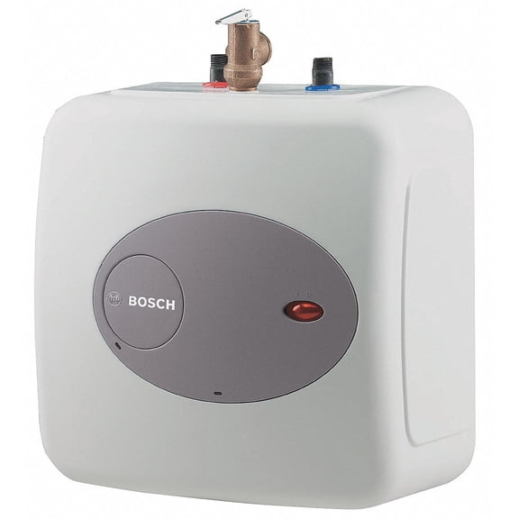 Tronic 3000T ES4 14 Point-of-Use Electic Mini-Tank Water Heater With 1440 Watts Heating Capacity  98% Thermal Efficiency  Plug-In  3.85 Gallons Tank Volume  150 PSI  In White"