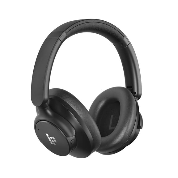 Tronsmart SOUNFII Q20 Bluetooth Single Feed Noise Cancelling Over-Ear Headphones Black