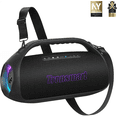 thumbnail image 1 of Tronsmart Bang 2 Portable Bluetooth Speaker, 90W Deep Bass, Custom EQ & Light, IPX6 Waterproof, 26H Playtime for Outdoor, Beach - Blue, 1 of 13