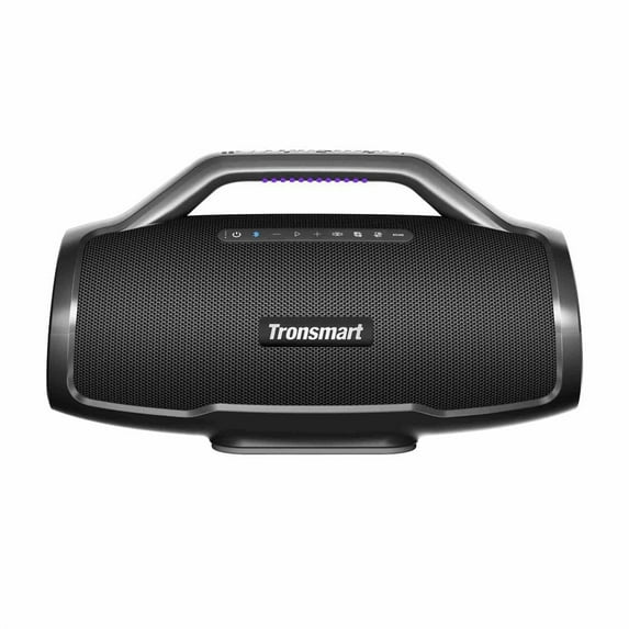 Tronsmart Bang Max Adult Portable Bluetooth Speaker, 130W, IPX6 Waterproof, 24H Playtime, Color Changing, Black, 1 Pack
