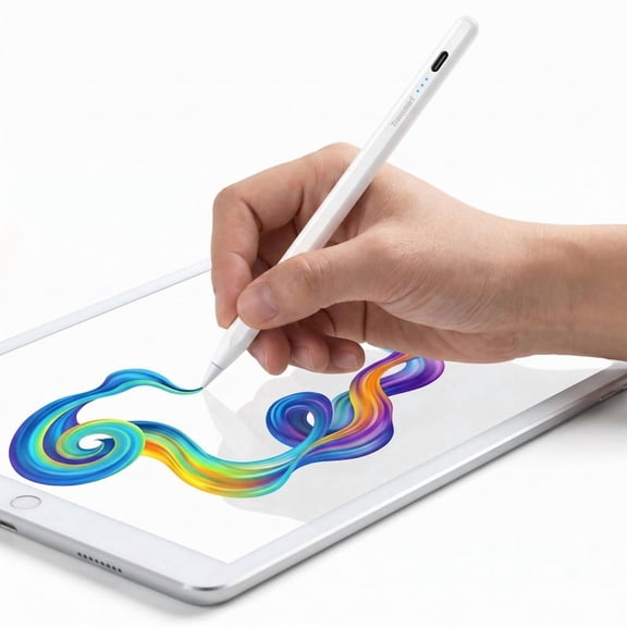 Tronsmart Kreda10 Stylus Pen for iPad 2018-2025,Magnetic Touchscreen Pen with Palm Rejection & Tilt Sensitivity, Fast USB-C Charging Tablet Stylus Pen, Universal Apple Pencil for Digital Draw,Note
