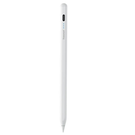 Tronsmart - Kreda 10 Stylus Pen with Tilt Sensitivity, Palm Rejection, Magnetic iPad Pencil Compatible with iPad - White