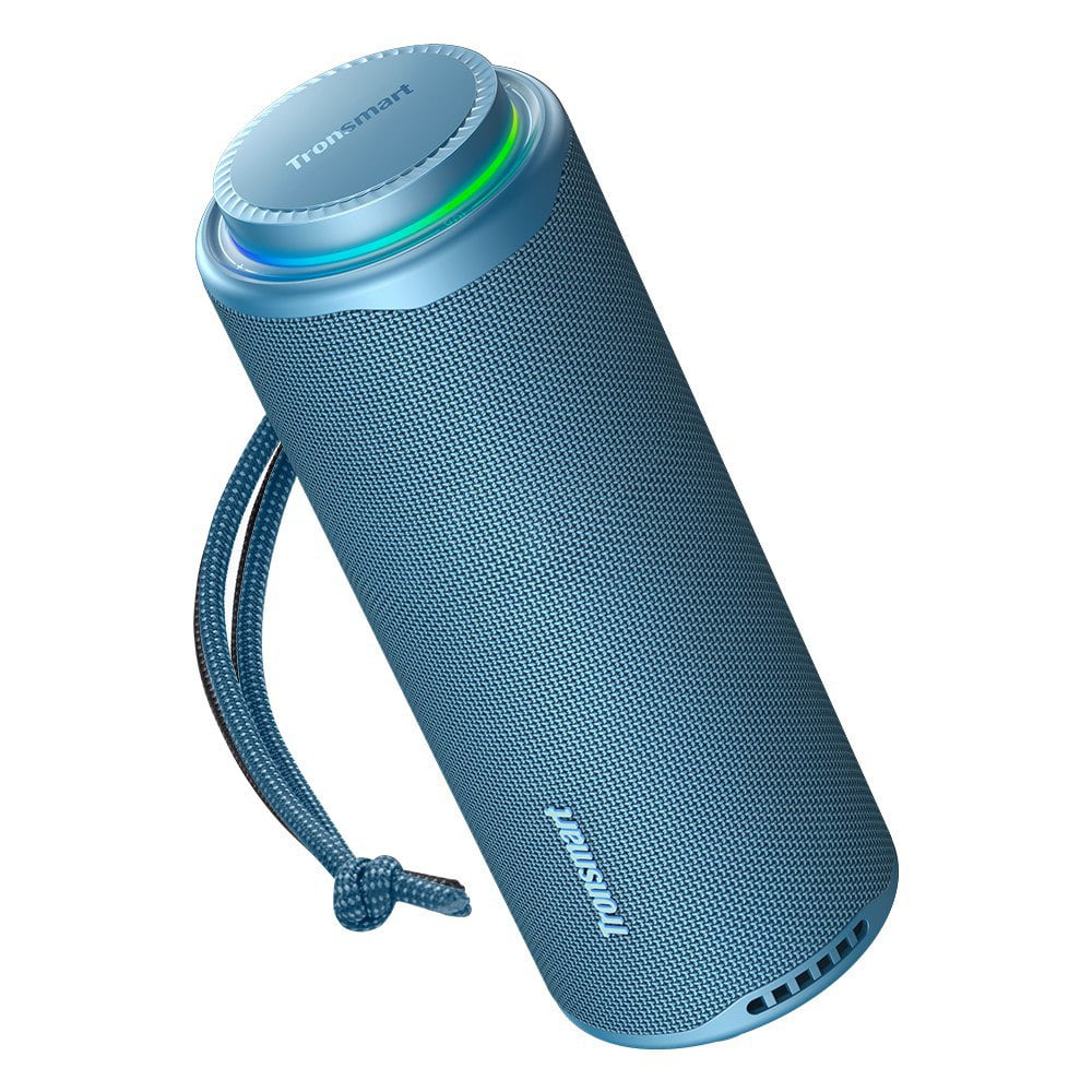 Tronsmart T8 Portable Bluetooth 5.3 Speaker, 40W 360° Surround Deep Bass, TWS, Custom EQ & RGB, IPX7 Waterproof, 18H for Outdoor - Black