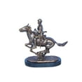 thumbnail image 1 of Nifao Trooper of the Plains Bronze Statue, A Remington Replica – Home Decor Sculpture, 10"L x 5"W x 13"H, 1 of 12