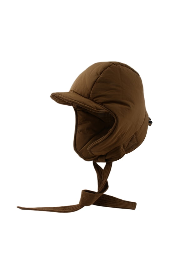 Troopers Trapper Hat Warm Winter Hats Hunting Hat with Tie Strap Down Cotton Ski Winter Hat Windproof