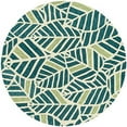 thumbnail image 1 of Tropez  Blue/Green Indoor/Outdoor Area Rug, 1 of 2