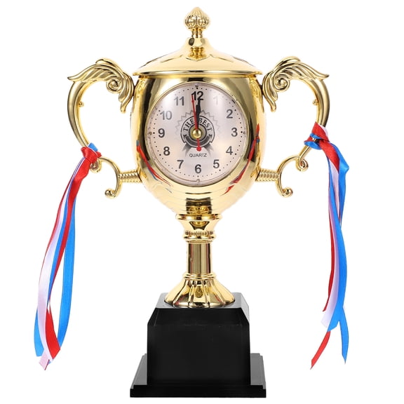 Trophy Alarm Clock Charger Trophies Table Decoration for Kids Child Student