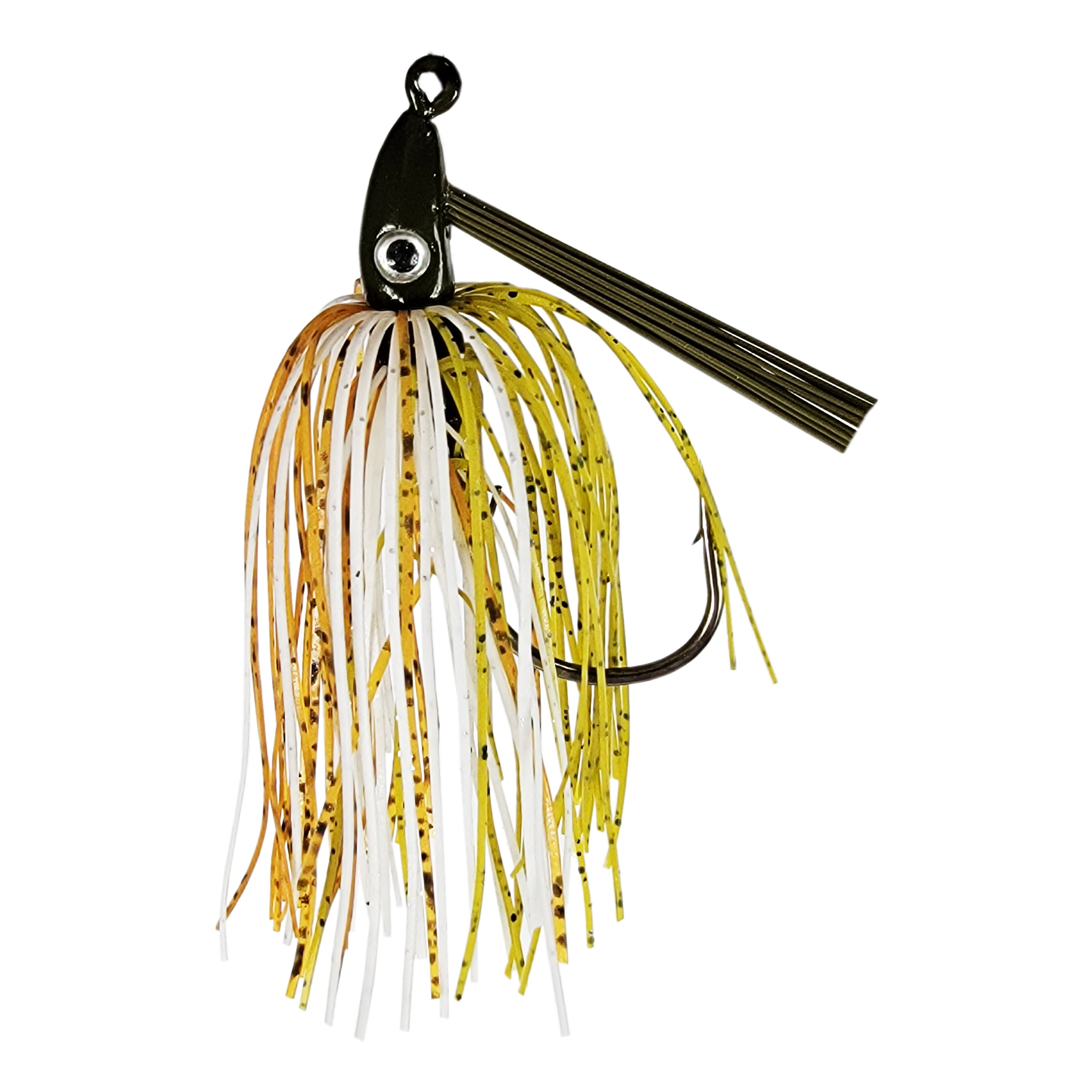 Trophy Bass Company 2-Pack Pro Swim Jig, 1/2 Oz Bass Fishing Jigs With Fish  Bait Keeper and Skirt, Weedless Bass Fishing Lures for Freshwater, Bluegill  
