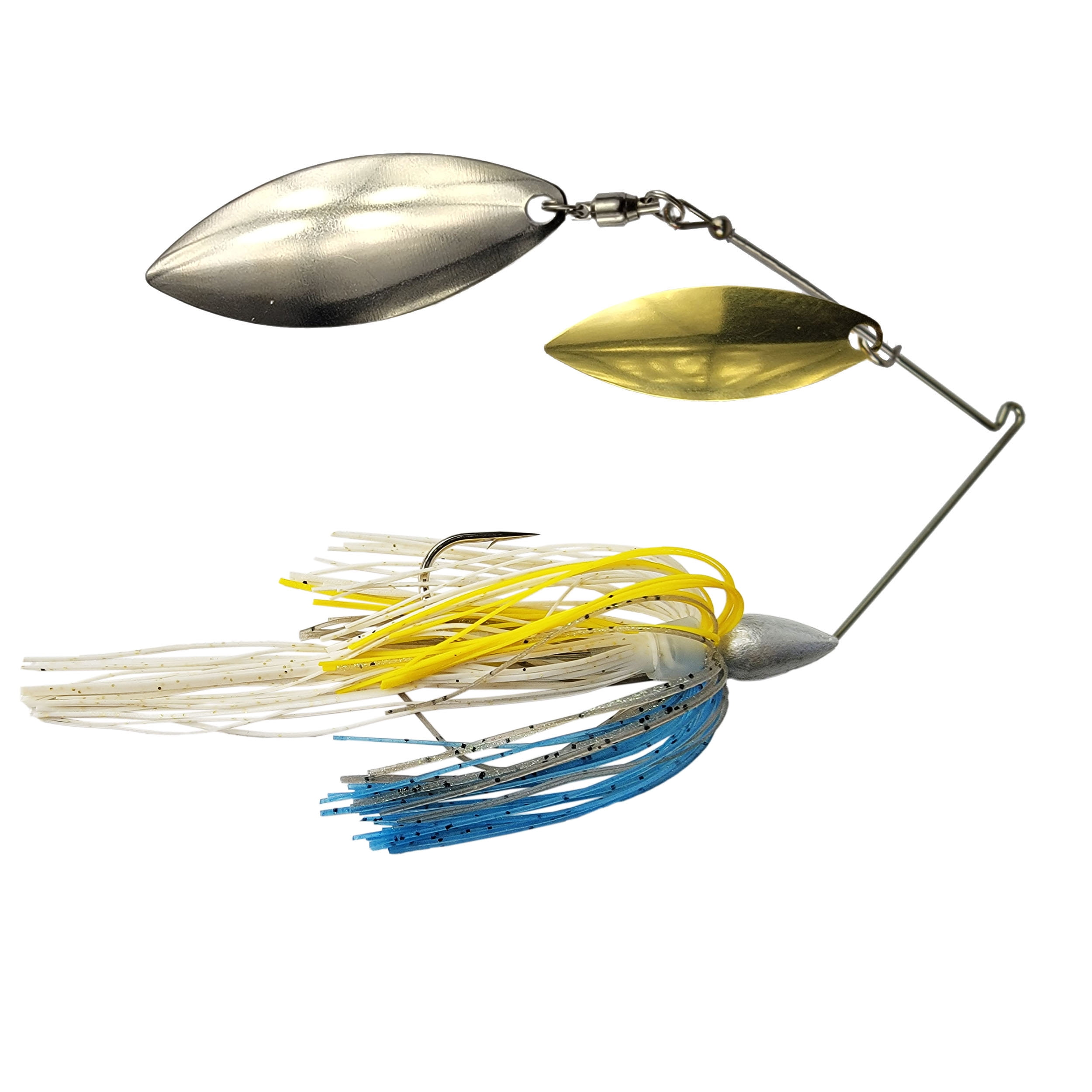 Trophy Bass Company CSII Double Willow 3/8 Oz Spinnerbait, Nickel
