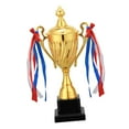 thumbnail image 1 of Trophy Cup, Gold Trophy First Place Reward Prize for Winner Widely Used in Competition, Recognition, Sports Tournament and Graduation Parties 29cm, 1 of 8