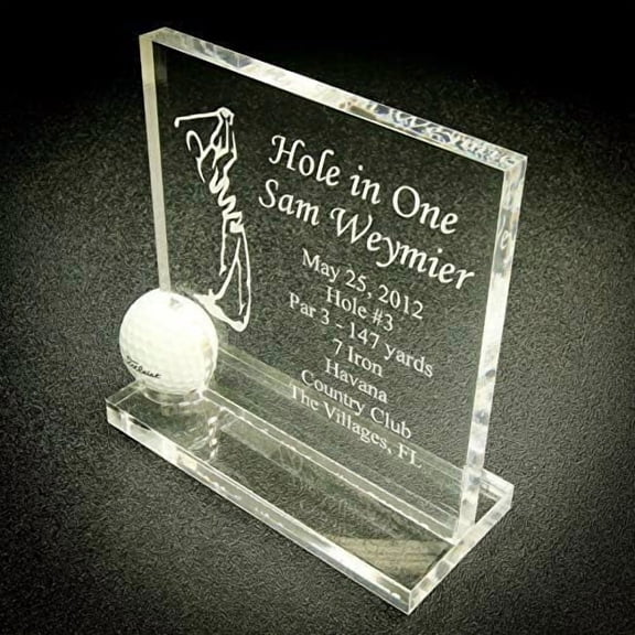 Trophy - Golf Hole in One Male or Female XC$$Gift Supply & Awards