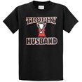 thumbnail image 1 of Trophy Husband Best Hubby Funny Short Sleeve T-shirt-Banana-Small, 1 of 4