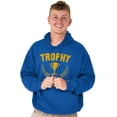thumbnail image 1 of Trophy Husband Best Partner Hubby Hoodie Hooded Sweatshirt Men Brisco Brands X, 1 of 6
