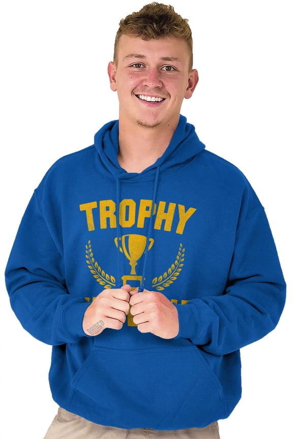 Trophy Husband Best Partner Hubby Hoodie Hooded Sweatshirt Men Brisco Brands X