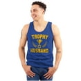 thumbnail image 1 of Trophy Husband Best Partner Hubby Mens Big & Tall Graphic Tank Top Brisco Brands 3X, 1 of 5