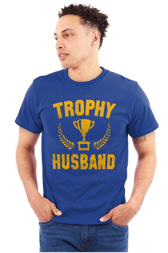 Trophy Husband Best Partner Hubby Men's Graphic T Shirt Tees Brisco Brands L