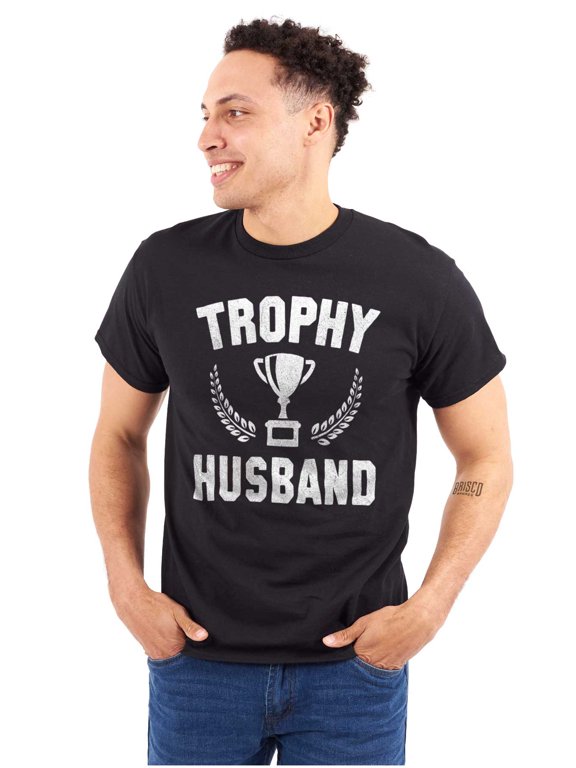 Trophy Husband Best Partner Hubby Men's Graphic T Shirt Tees Brisco Brands L