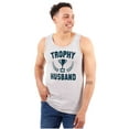 thumbnail image 1 of Trophy Husband Best Partner Hubby Tank Top Sleeveless Tee Men Brisco Brands L, 1 of 6