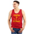 thumbnail image 1 of Trophy Husband Best Partner Hubby Tank Top Sleeveless Tee Men Brisco Brands M, 1 of 6