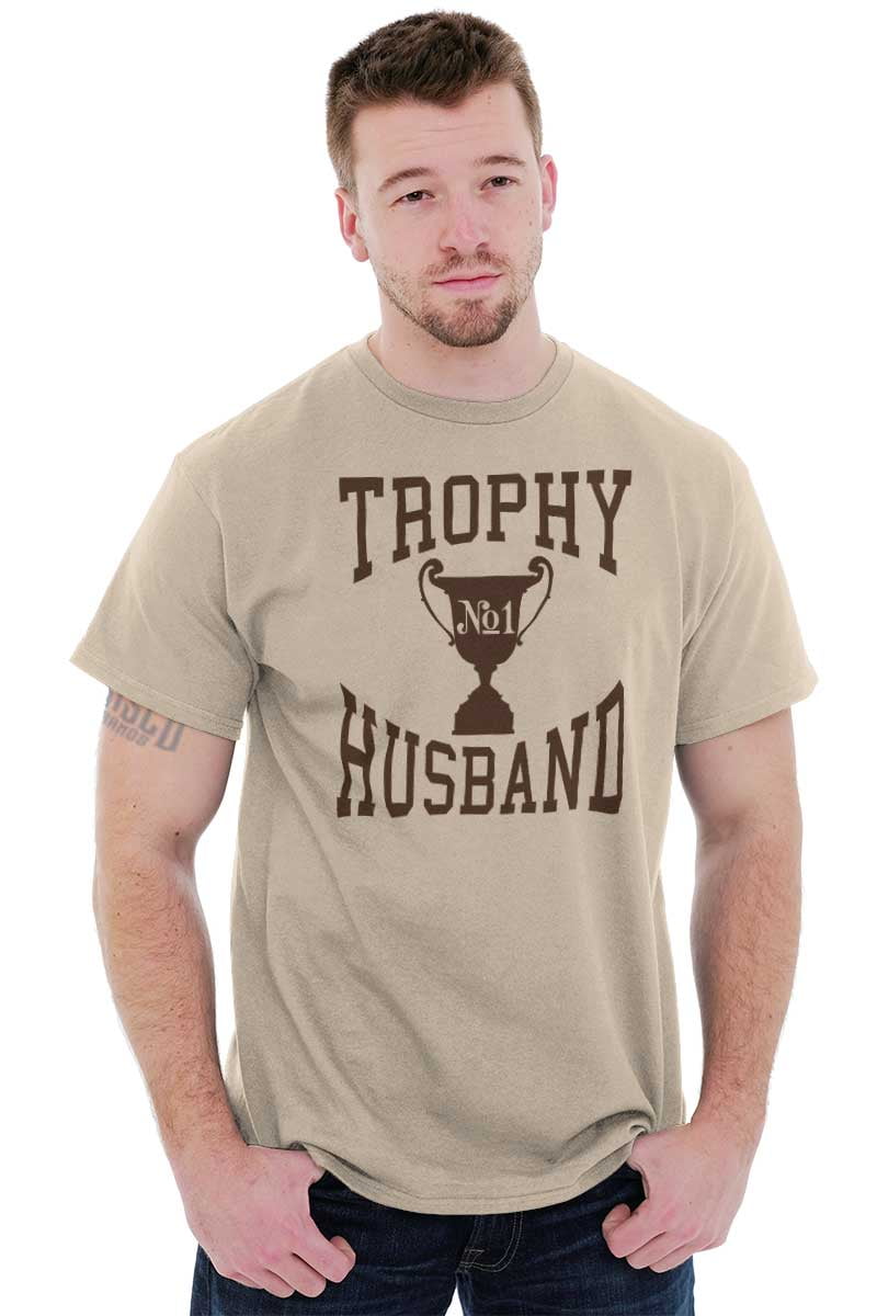 Trophy Husband No. 1 Hubby Award Men's Graphic T Shirt Tees Brisco ...
