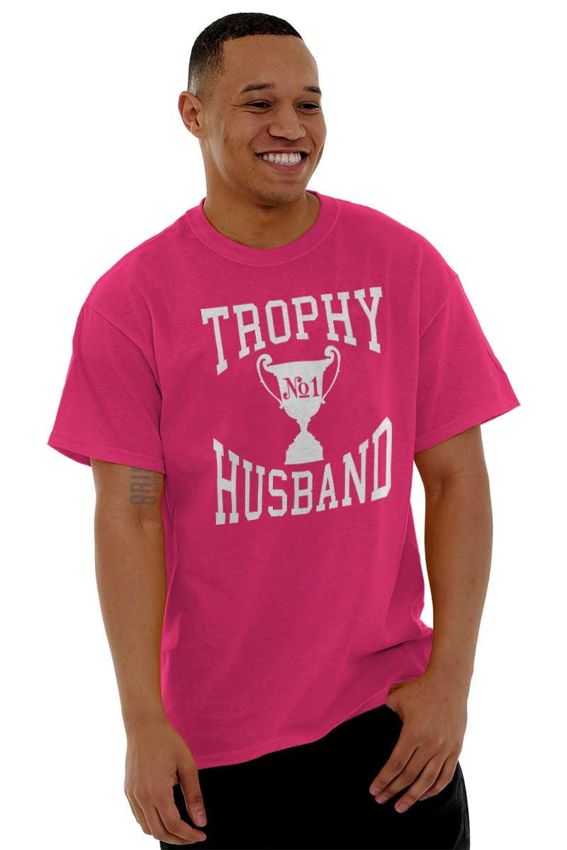 Trophy Husband No. 1 Hubby Award Men's Graphic T Shirt Tees Brisco ...
