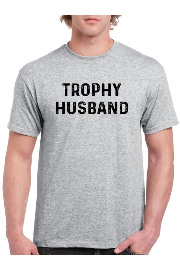 Trophy Husband T-Shirt Men -GoatDeals Designs, Male Small