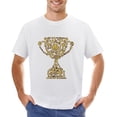 thumbnail image 1 of Trophy Men’s Graphic T-shirt Vintage Short Sleeve Sport Tee White XL, 1 of 2