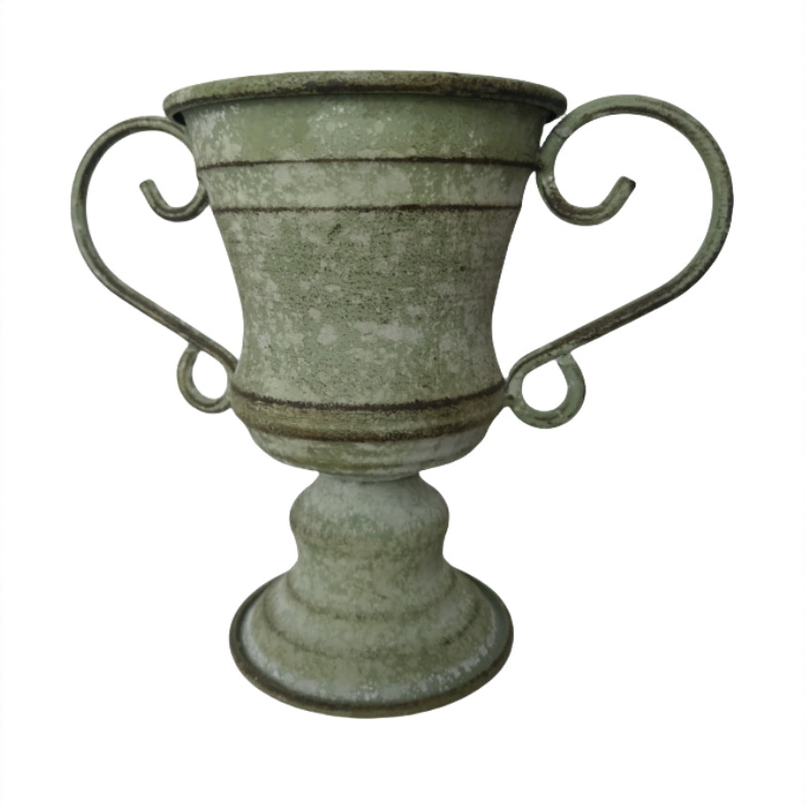 Trophy Planter Decorative Garden Urn Style Flower Pot Large Outdoor Planter Container Set for Villa Courtyard Patio B&B Balcony Home Landscape Gardening Decor Ornaments