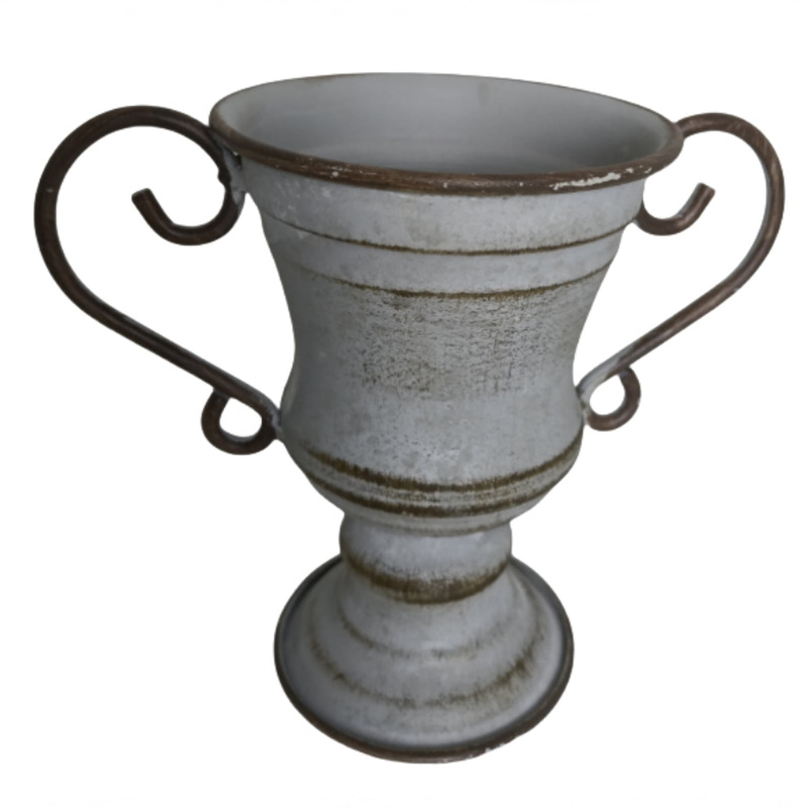 Trophy Planter Decorative Garden Urn Style Flower Pot Large Outdoor Planter Container Set for Villa Courtyard Patio B&B Balcony Home Landscape Gardening Decor Ornaments