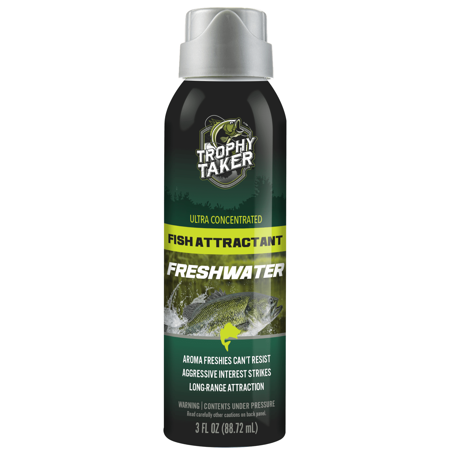 Trophy Taker Fish Attractant Spray - Freshwater - 3 oz. Fishing Lure - Most versatile scent and applicable to all freshwater species
