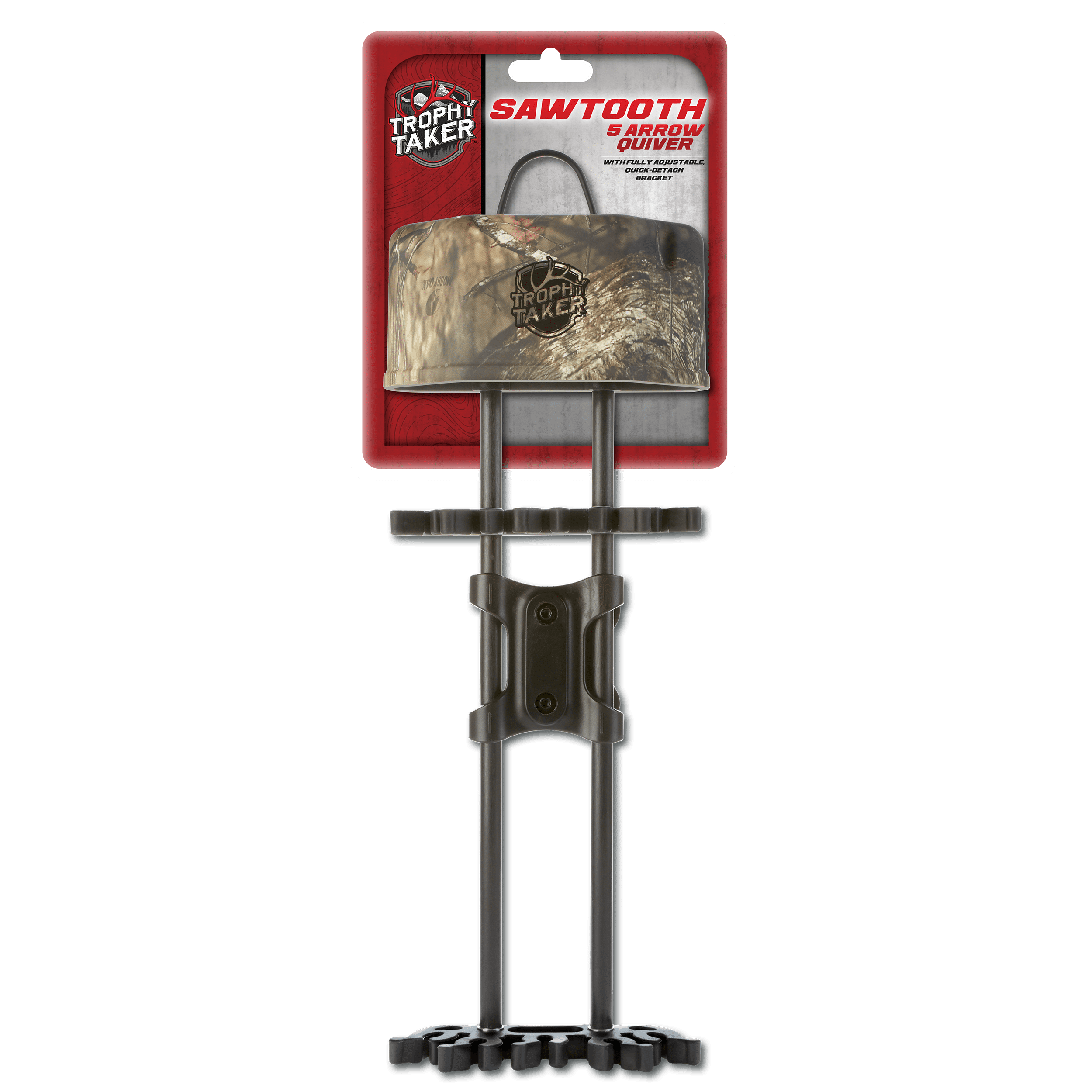 Trophy Taker Sawtooth 5 Arrow Hunting Quiver Mossy Oak Country
