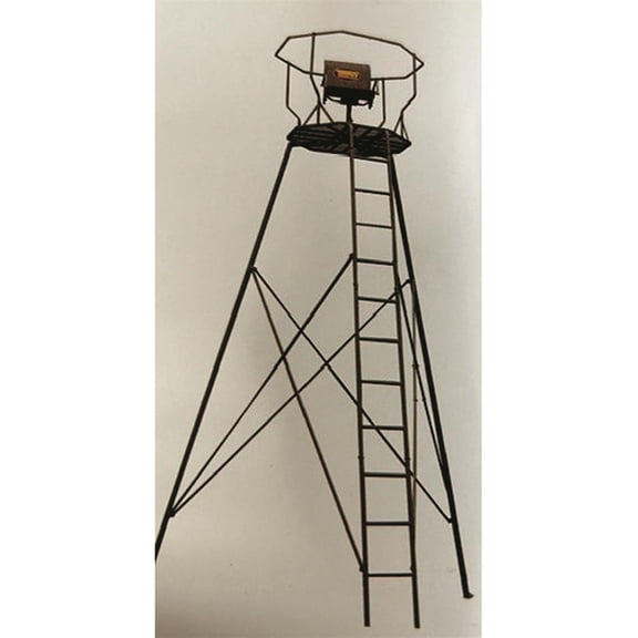 Trophy Treestands Longview 15' 1-Man Tripod Blendz-in-Tan 15 Feet