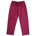 thumbnail image 1 of Tropi Men's Scrub Pants Uniforms for Men (Wine, Small), 1 of 1