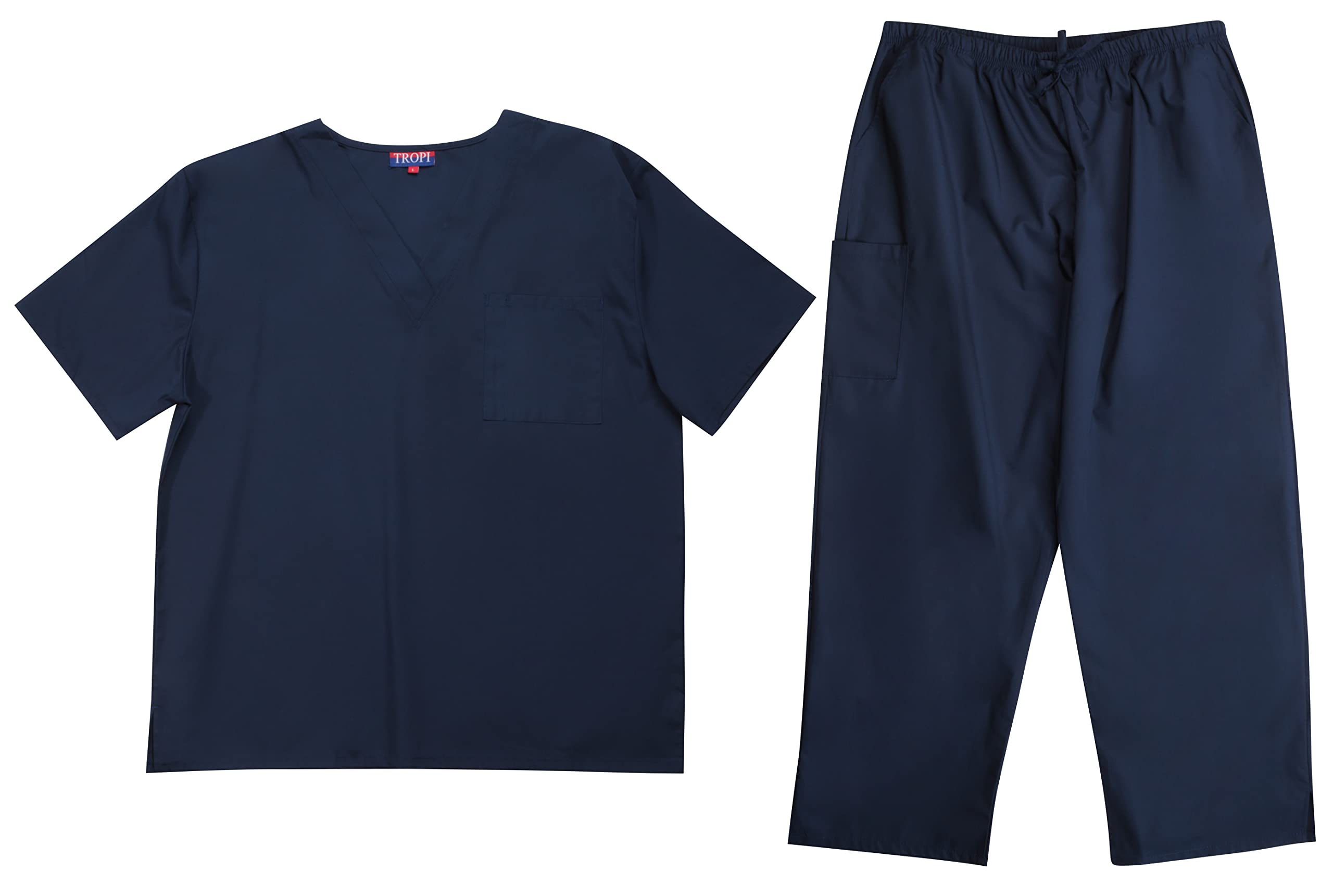 Dagacci Medical Uniform Unisex Scrubs Set Scrub Top and Pants - Walmart.com