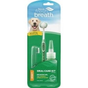 TropiClean Fresh Breath Oral Care Cleaning Kit for Large Dogs