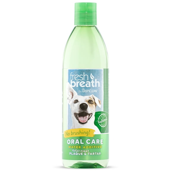 Fresh Breath by TropiClean Oral Care Water Additive for Dogs, 16 oz