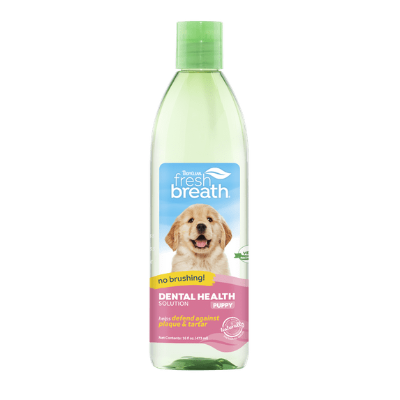 TropiClean Fresh Breath Oral Care Water Additive for Puppies, 16oz