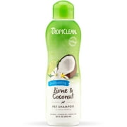 TropiClean Lime & Coconut Shed Dog Deshedding Shampoo, 20oz