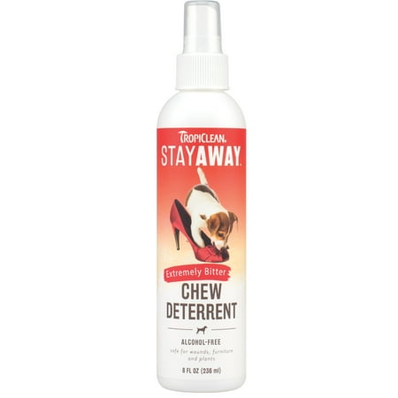 TropiClean Stay Away Pet Chew Deterrent Spray, 8oz