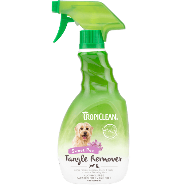 TropiClean Sweet Pea Conditioner Tangle Remover Spray for Dogs & Cats