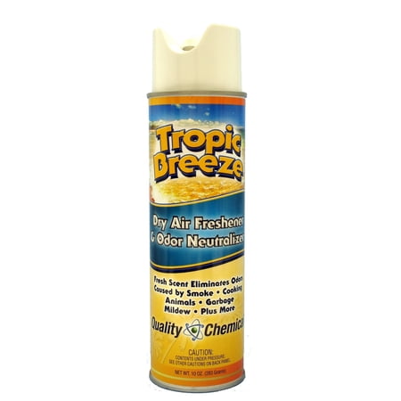 Tropic Breeze / Crisp Citrus Scented / Powerful Air Sanitizer & Odor Eliminator / Case of 12