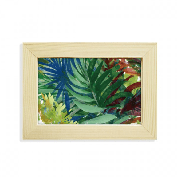 Tropic Drawing Art Flower Desktop Decorate Photo Frame Picture Art Painting 5x7 inch